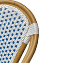 Silla Nantes Blanco con Azul