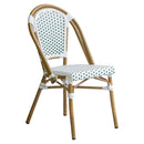 Silla Nantes Blanco con Verde