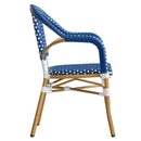 Silla Amelie Azul con Blanco