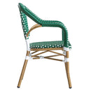 Silla Amelie Verde con Blanco