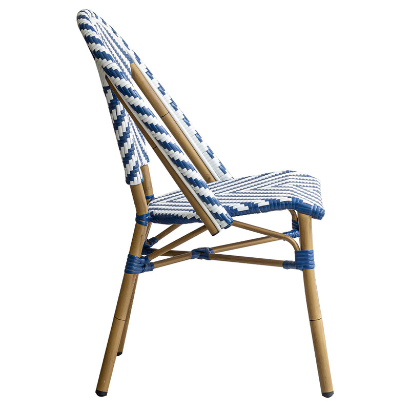 Silla Le Mans Azul con Blanco