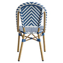 Silla Le Mans Azul con Blanco