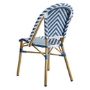 Silla Le Mans Azul con Blanco