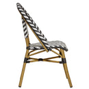 Silla Le Mans Blanco con Negro