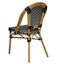 Silla Nantes Negro con Blanco