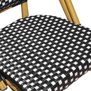 Silla Nantes Negro con Blanco