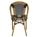 Silla Nantes Negro con Blanco