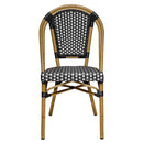 Silla Nantes Negro con Blanco