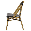 Silla Nantes Negro con Blanco