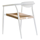 Silla Mykonos Blanca con beige