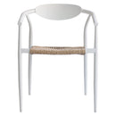 Silla Mykonos Blanca con beige