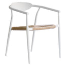 Silla Mykonos Blanca con beige