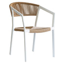 Silla Porto Blanco con beige