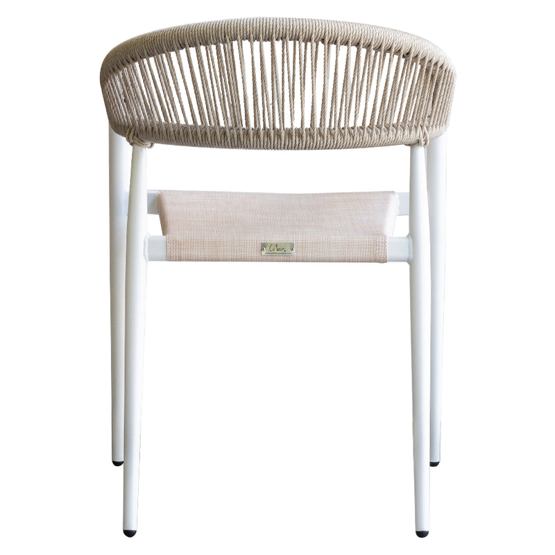 Silla Sicilia Beige con blanco