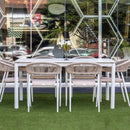 Silla Sicilia Beige con blanco