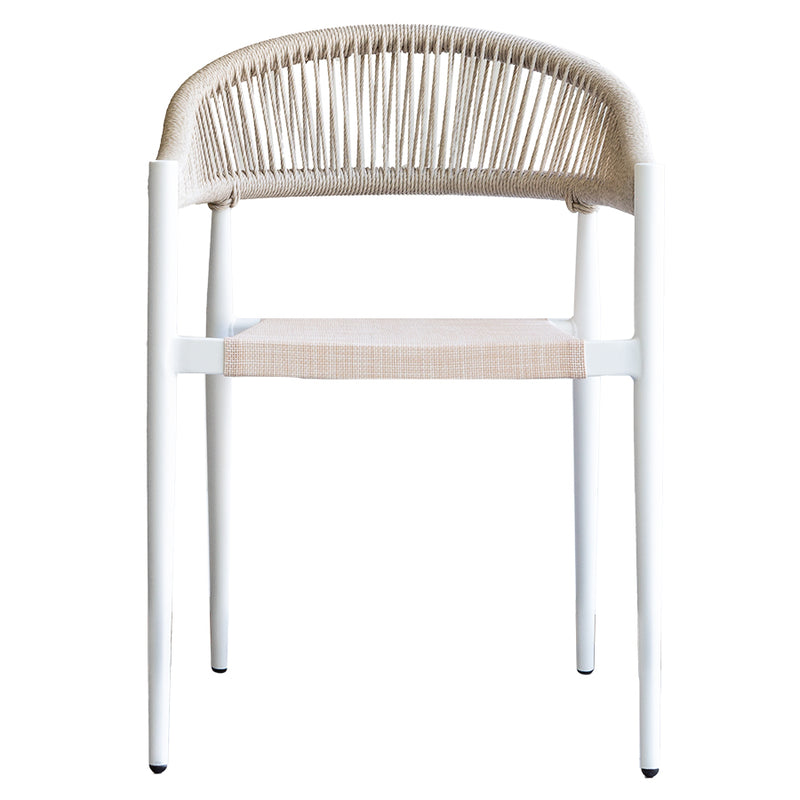 Silla Sicilia Beige con blanco