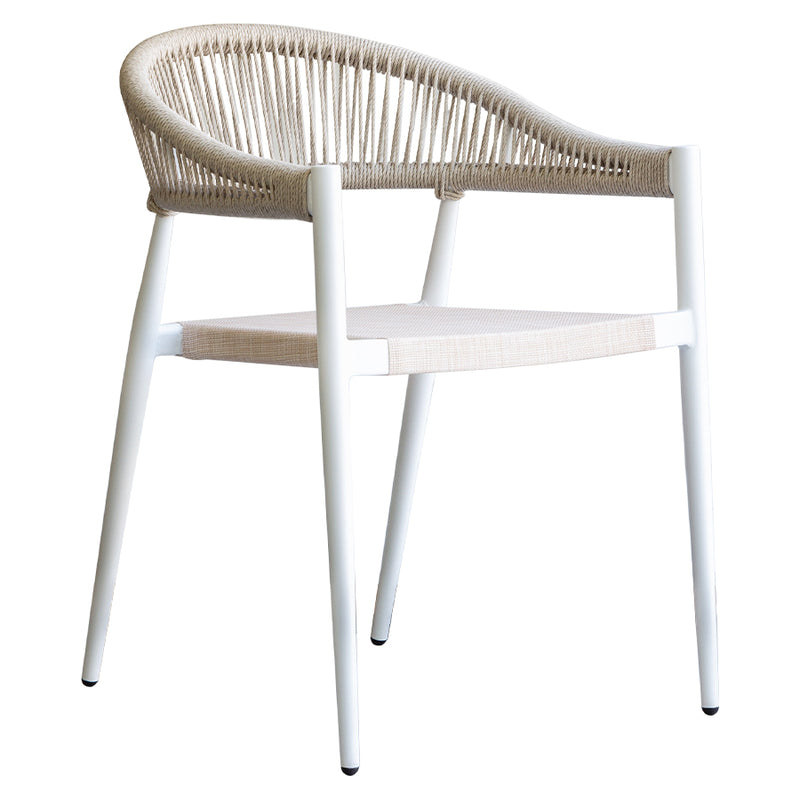 Silla Sicilia Beige con blanco