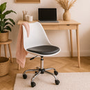 Silla Tipo Eames De Oficina Blanca