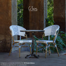 Silla Celie blanco / azul