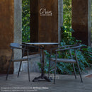 Silla Mykonos Gris Obscuro