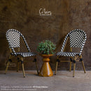 Silla Le Mans Blanco con Negro