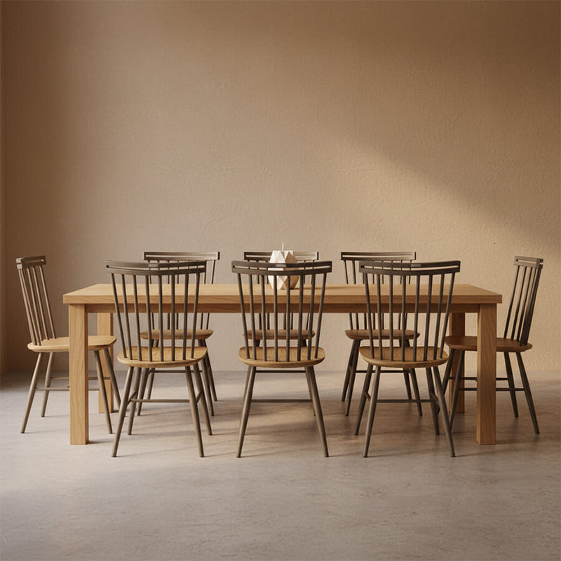 Silla Windsor Cuadrada Gun Metal