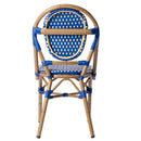 Silla Canah Azul con Crema