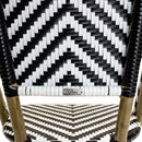 Silla Le Mans Blanco con Negro