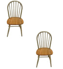 Set de 2 Sillas Windsor Redonda Galvanizada