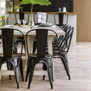 Silla Tipo Tolix Negro