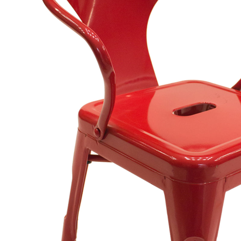 Silla Tipo Tolix Kids Roja