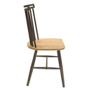 Silla Windsor Cuadrada Gun Metal