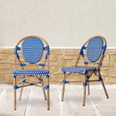 Silla Canah Azul con Crema