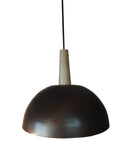 Lámpara Media Luna Natural- Negro