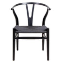 Set De 2 Sillas Wishbone Negra Réplica