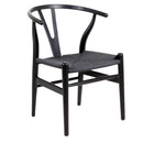 Set De 2 Sillas Wishbone Negra Réplica