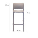 Banco Sensilla Gris 75 cm