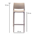 Banco Sensilla Capuccino 65cm