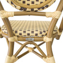 Silla Canah Crema con Café