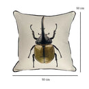 Cojín Escarabajo Egipcio Amarillo