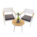 Set de 2 Sillones y 1 Mesa de Centro Fiji