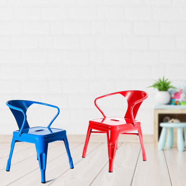 Silla Tipo Tolix Kids Roja