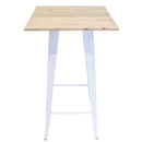 Mesa Periquera Industry Tipo Tolix Blanco