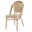 Silla Nantes Crema con Café