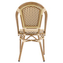 Silla Nantes Crema con Café