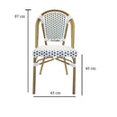 Silla Nantes Blanco con Verde