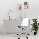 Set De 2 Sillas Tipo Eames De Oficina Blanca