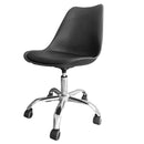 Silla Tipo Eames De Oficina Negra