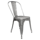 Silla Tipo Tolix Galvanizada Real