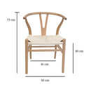 Set De 2 Sillas Wishbone Réplica